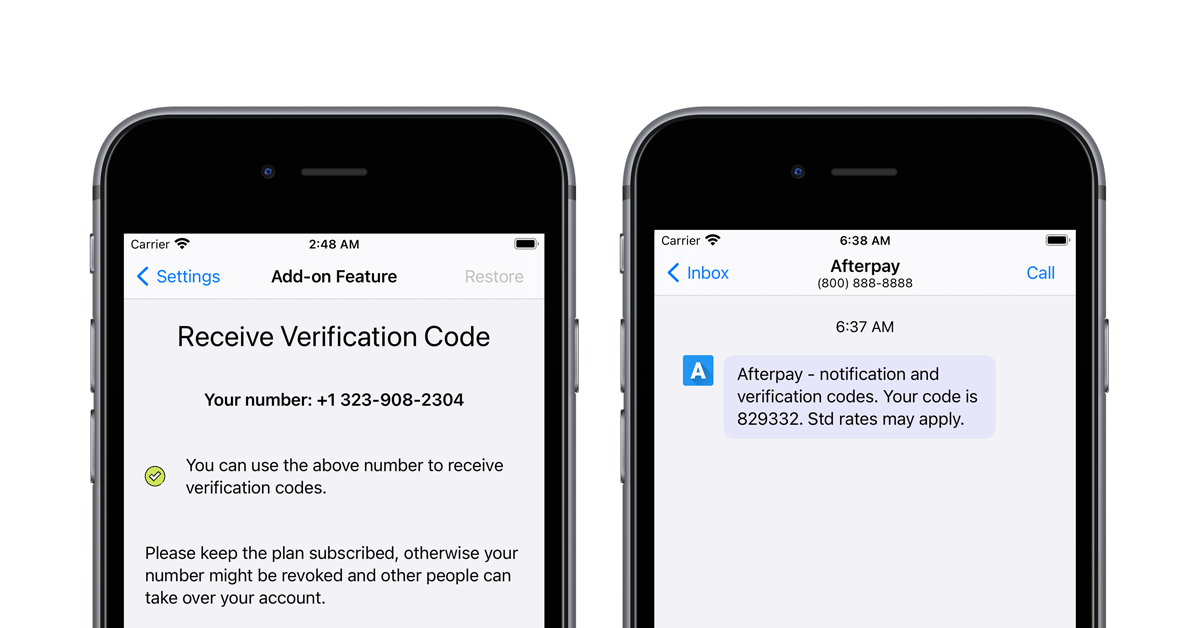 Not Receiving Afterpay Verification Code - Next Generation